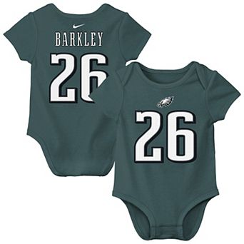 Infant Nike Saquon Barkley Midnight Green Philadelphia Eagles Player Name & Number Bodysuit