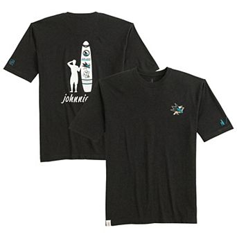 Men's johnnie-O Charcoal San Jose Sharks Heathered Spencer T-Shirt
