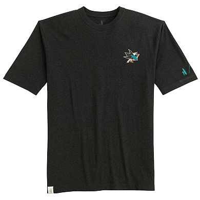 Men's johnnie-O Charcoal San Jose Sharks Heathered Spencer T-Shirt