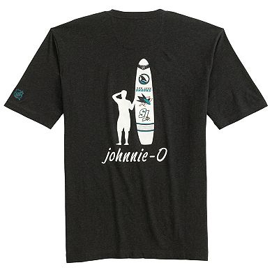 Men's johnnie-O Charcoal San Jose Sharks Heathered Spencer T-Shirt