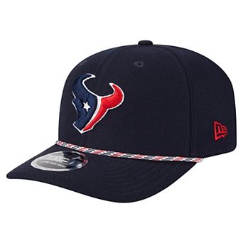 Men's New Era Navy Houston Texans Gameday Multi Rope 9SEVENTY Stretch-Snap Hat