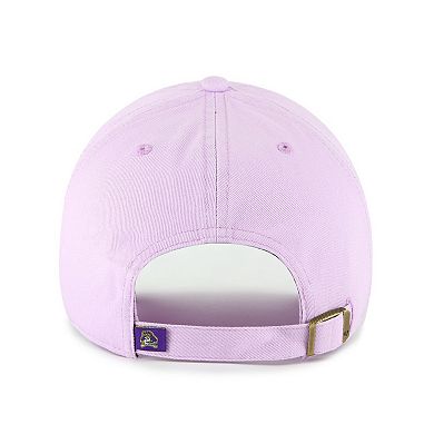 Men's '47 Purple ECU Pirates Clean Up Adjustable Hat