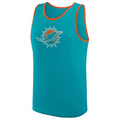 Men's Fanatics Aqua Miami Dolphins Unmatched Success Tank Top