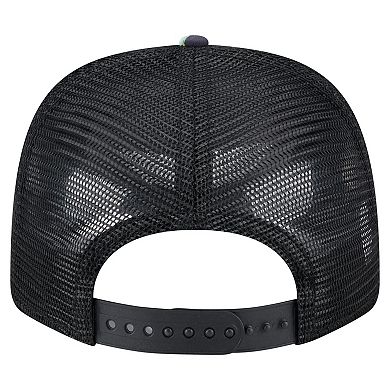 Men's New Era Black Chicago White Sox Adventure Drinks Pattern 9SEVENTY Stretch-Snap Hat