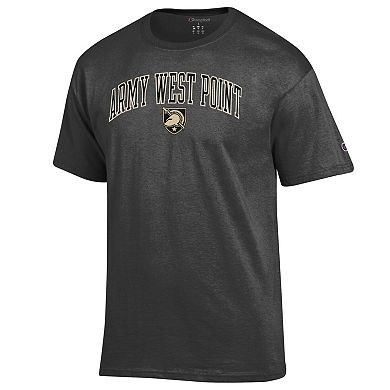 Men's Champion Charcoal Army Black Knights Arch Over Logo T-Shirt