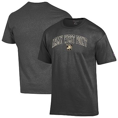 Men's Champion Charcoal Army Black Knights Arch Over Logo T-Shirt