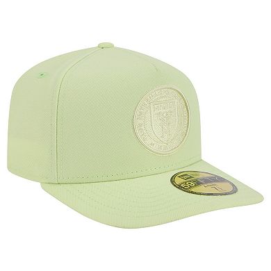 Men's New Era Green Inter Miami CF Color Pack A-Frame 59FIFTY Fitted Hat