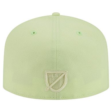 Men's New Era Green Inter Miami CF Color Pack A-Frame 59FIFTY Fitted Hat