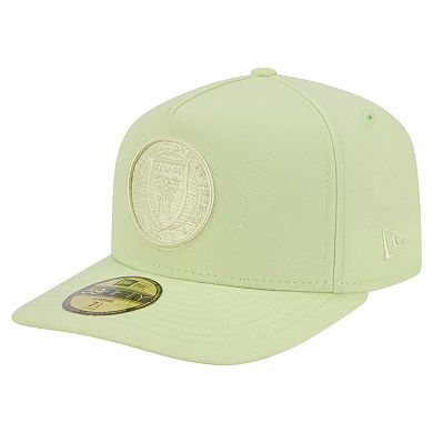 Men's New Era Green Inter Miami CF Color Pack A-Frame 59FIFTY Fitted Hat