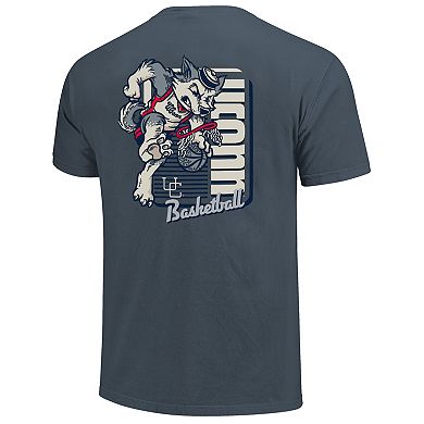 Men's Navy UConn Huskies Comfort Colors Mascot Dunk T-Shirt