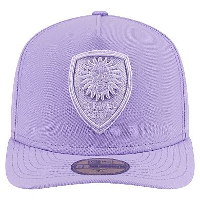 Men's New Era Purple Orlando City SC Color Pack A-Frame 59FIFTY Fitted Hat