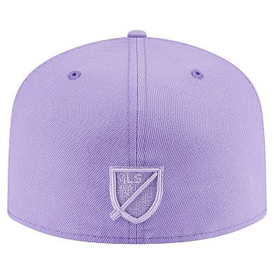 Men's New Era Purple Orlando City SC Color Pack A-Frame 59FIFTY Fitted Hat