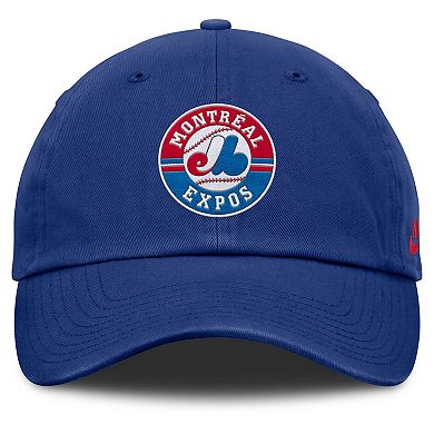 Men's Nike Blue Montreal Expos Club Adjustable Hat