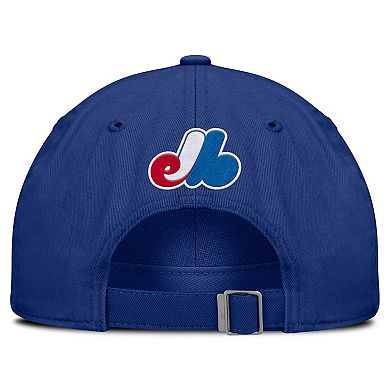 Men's Nike Blue Montreal Expos Club Adjustable Hat