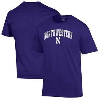 Men's Champion Purple Northwestern Wildcats Arch Over Logo T-Shirt