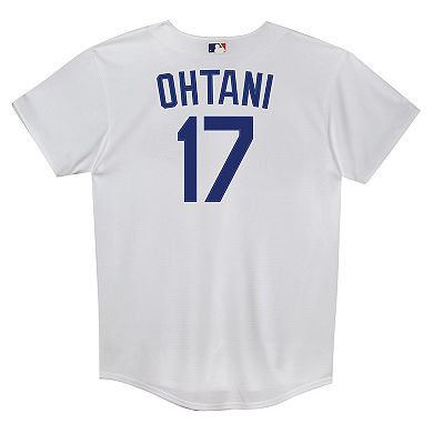 Preschool Nike Shohei Ohtani White Los Angeles Dodgers Home Replica 2.0 Player Jersey