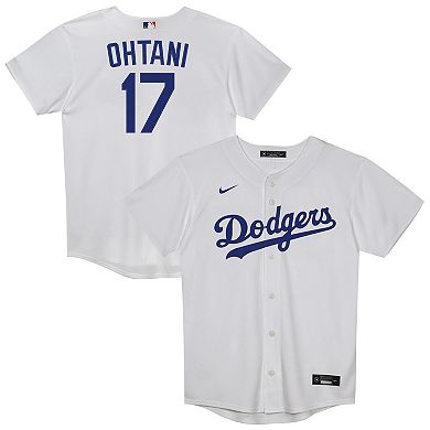 Preschool Nike Shohei Ohtani White Los Angeles Dodgers Home Replica 2.0 Player Jersey