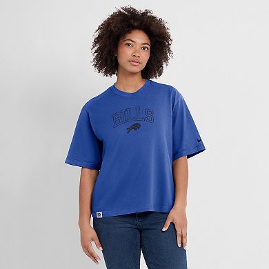 Women's Nike Royal Buffalo Bills Arch Boxy T-Shirt