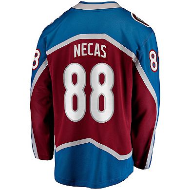 Men's Fanatics Martin Necas Burgundy Colorado Avalanche Breakaway Player Jersey