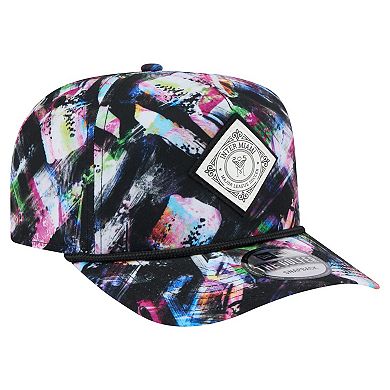 Men's New Era Black Inter Miami CF Golfer Adjustable Hat