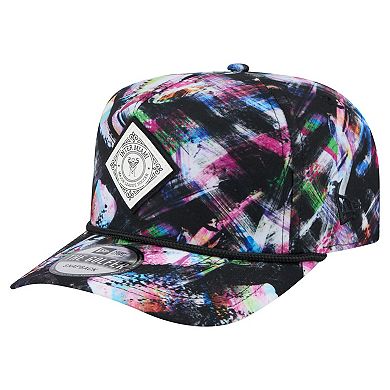 Men's New Era Black Inter Miami CF Golfer Adjustable Hat