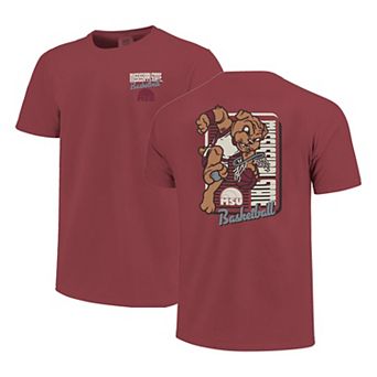 Men's Maroon Mississippi State Bulldogs Comfort Colors Mascot Dunk T-Shirt