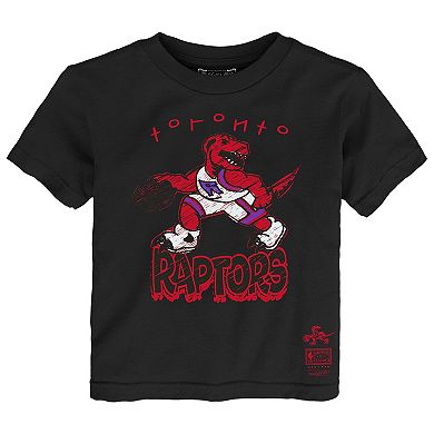 Toddler Mitchell & Ness Black Toronto Raptors Favorite Team T-Shirt
