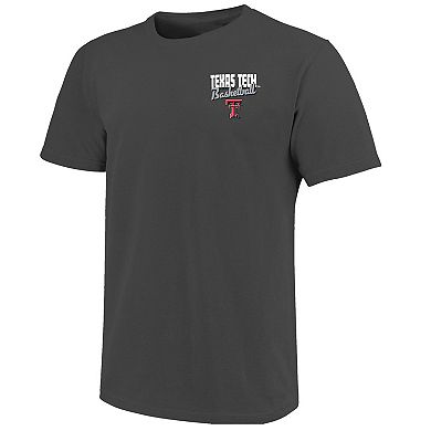 Men's Charcoal Texas Tech Red Raiders Comfort Colors Mascot Dunk T-Shirt