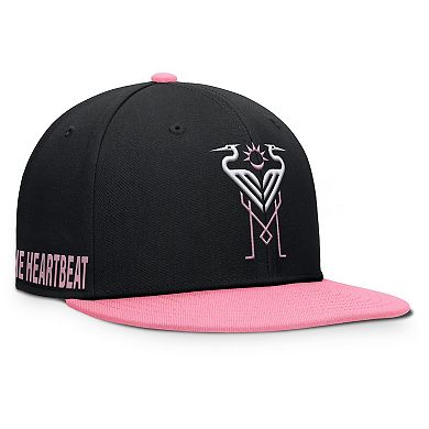 Men's Fanatics Black Inter Miami CF Sitter Snapback Hat