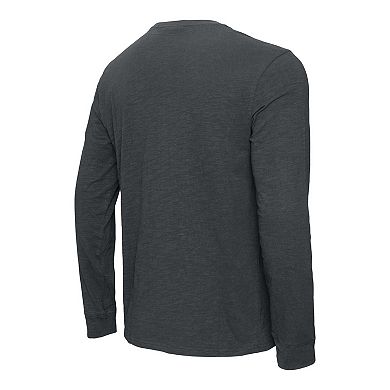 Men's Charcoal Oklahoma Sooners Legacy Cotton Long Sleeve T-Shirt