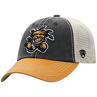 Men's Top of the World Black Wichita State Shockers Off Road Adjustable Trucker Hat
