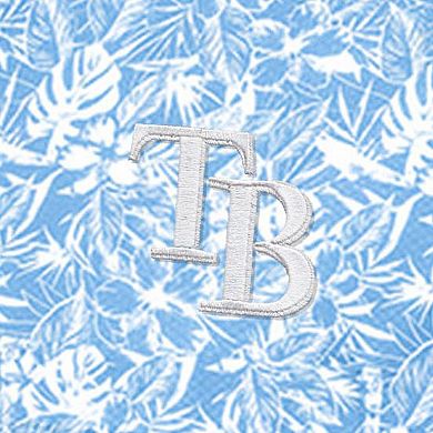Men's Antigua Powder Blue Tampa Bay Rays Resort Button-Up Shirt
