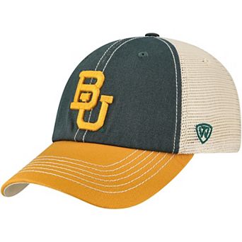Men's Top of the World Green/Gold Baylor Bears Off Road Adjustable Trucker Hat