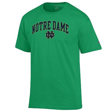 Men's Champion Green Notre Dame Fighting Irish Arch Over Logo T-Shirt