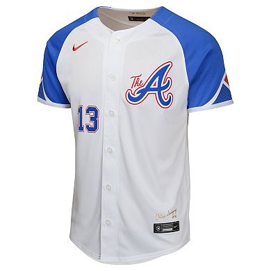 Youth Nike Ronald Acu̱a Jr. White Atlanta Braves City Connect Limited Player Jersey