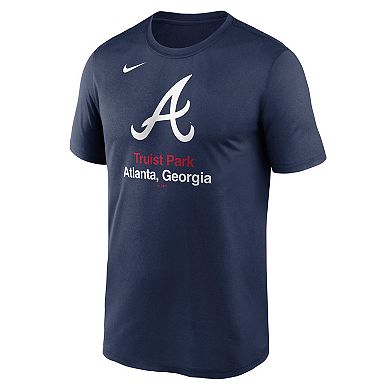 Men's Nike Navy Atlanta Braves Stadium Legend Performance T-Shirt