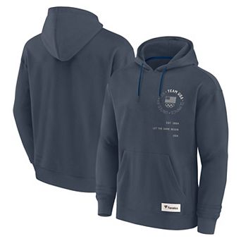 Men's Fanatics Blue Team USA Elements Future Ground Info Pullover Hoodie