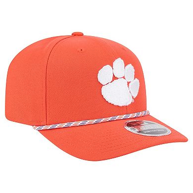 Men's New Era Orange Clemson Tigers Game Day Multi-Rope 9SEVENTY Stretch-Snap Hat