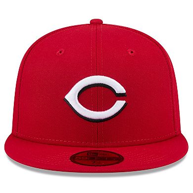 Men's New Era Red Cincinnati Reds 2025 Jackie Robinson Day 59FIFTY Fitted Hat
