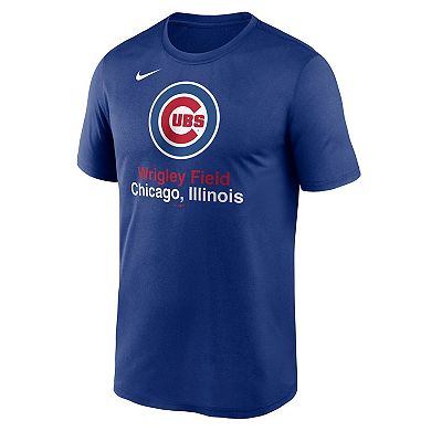 Men's Nike Royal Chicago Cubs Stadium Legend Performance T-Shirt