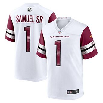 Men's Nike Deebo Samuel Sr White Washington Commanders Game Player Jersey