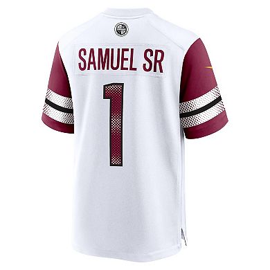 Men's Nike Deebo Samuel Sr White Washington Commanders Game Player Jersey