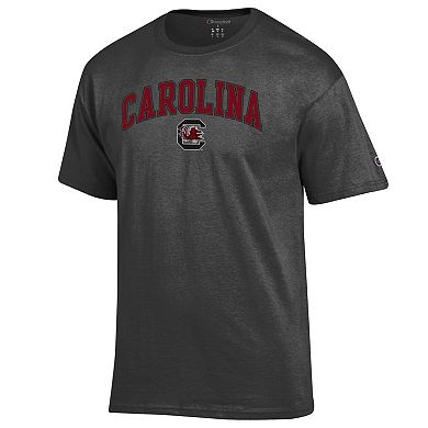 Men's Champion Charcoal South Carolina Gamecocks Arch Over Logo T-Shirt
