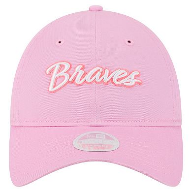 Women's New Era Pink Atlanta Braves Mother's Day 9TWENTY Adjustable Hat