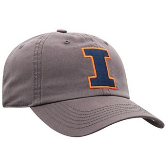 Men's Top of the World Heather Charcoal Illinois Fighting Illini Champ Adjustable Hat