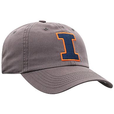 Men's Top of the World Heather Charcoal Illinois Fighting Illini Champ Adjustable Hat