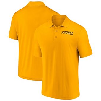 Men's Fanatics Gold San Diego Padres Logo Polo