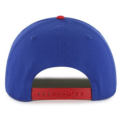 Men's '47 Blue/Red New York Rangers Dropshadow Rope Hitch Adjustable Hat