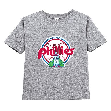 Toddler Soft as a Grape Red/Gray Philadelphia Phillies Cooperstown Collection Two-Pack T-Shirt Set