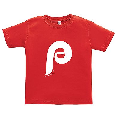 Toddler Soft as a Grape Red/Gray Philadelphia Phillies Cooperstown Collection Two-Pack T-Shirt Set